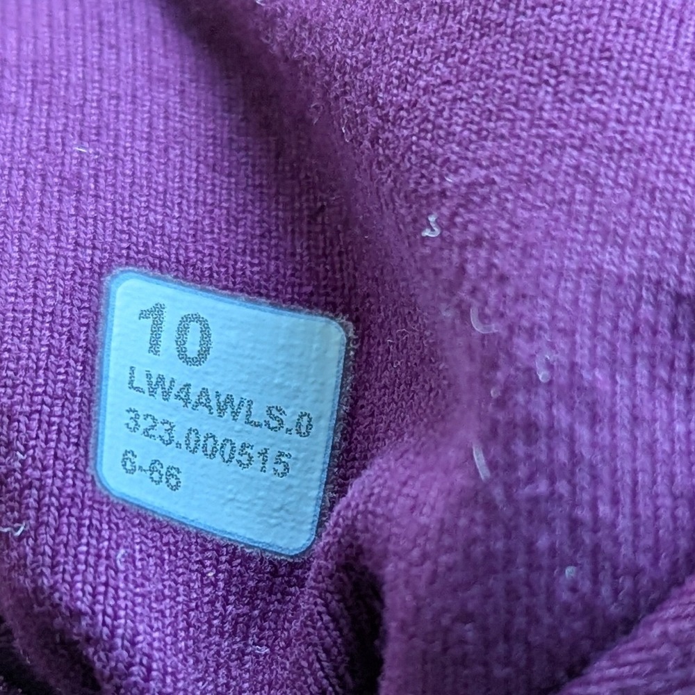 Lululemon Define Jacket Sz 10 Dramatic Magenta Luon - Picture 6 of 13